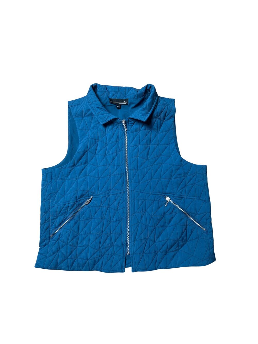 Liv Blue Women Vest Size Large Outdoor
